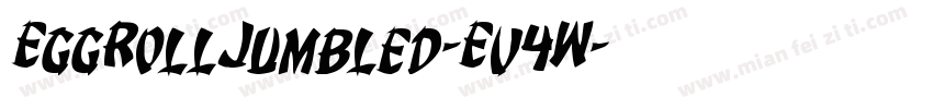 EggRollJumbled-Ev4W字体转换