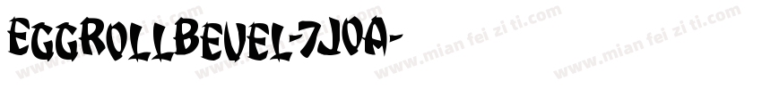 EggRollBevel-7JOA字体转换