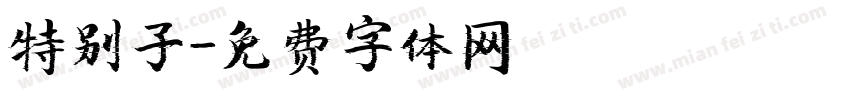 特别子字体转换