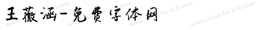 王薇涵字体转换