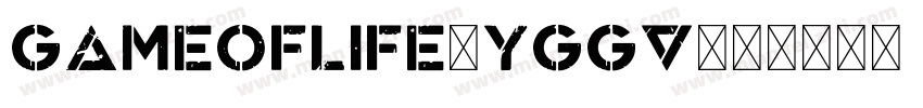 GameOfLife-yGGV字体转换