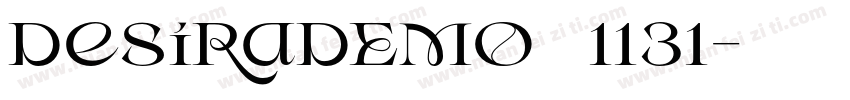DesiraDEMO奇美1131字体转换