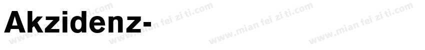 Akzidenz字体转换