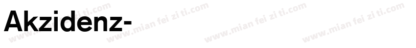 Akzidenz字体转换