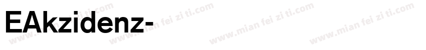 EAkzidenz字体转换