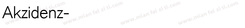 Akzidenz字体转换