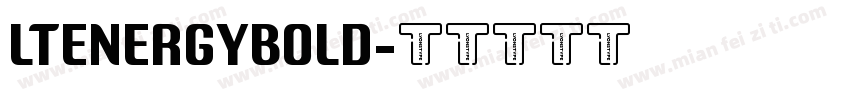 LTENERGYBOLD字体转换