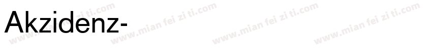Akzidenz字体转换