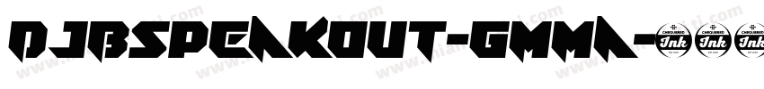 DjbSpeakOut-GMMa字体转换