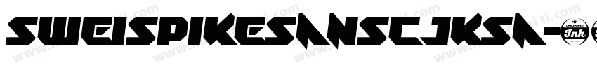 SweiSpikeSansCJKsa字体转换
