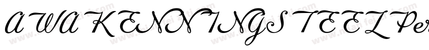 AWAKENNINGSTEELPersonalUse字体转换