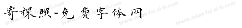 寄裸照字体转换