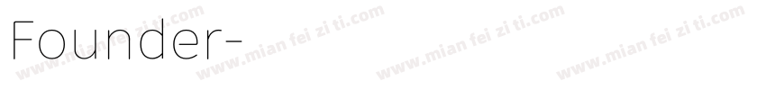 Founder字体转换