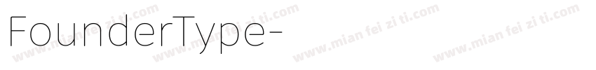 FounderType字体转换