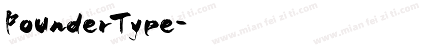 FounderType字体转换