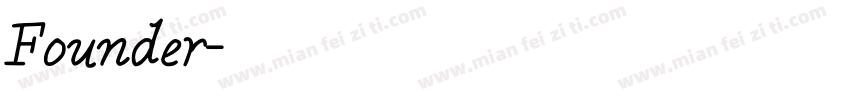 Founder字体转换