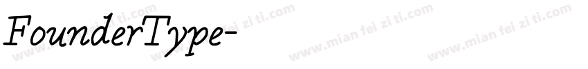 FounderType字体转换