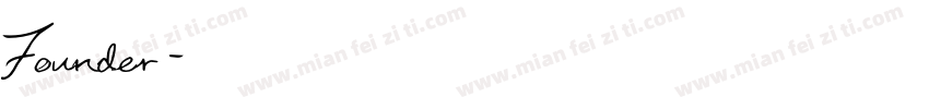 Founder字体转换
