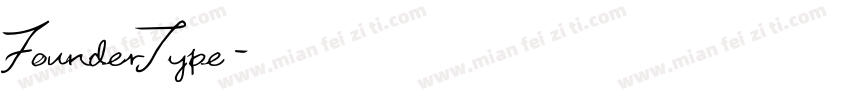 FounderType字体转换