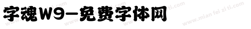 字魂W9字体转换