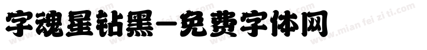 字魂星钻黑字体转换