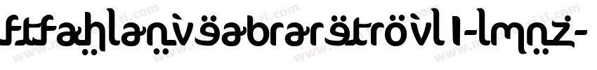 FtfAhlanVeAbraretroVl1-lMnZ字体转换
