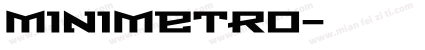 MiniMetro字体转换