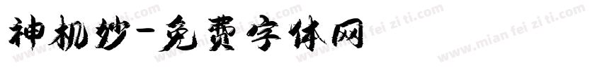 神机妙字体转换