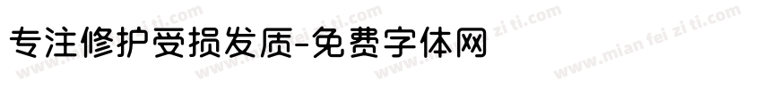 专注修护受损发质字体转换