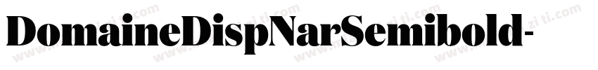 DomaineDispNarSemibold字体转换