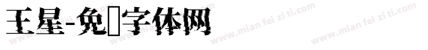 王星字体转换