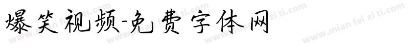爆笑视频字体转换