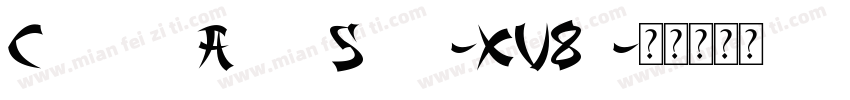 ChineseAsianStyle-XV8d字体转换