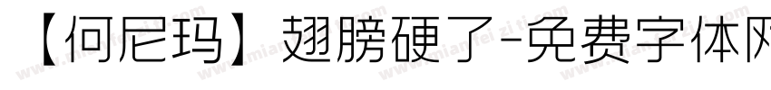 【何尼玛】翅膀硬了字体转换