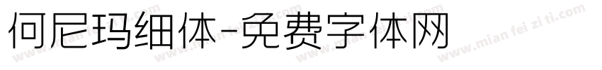 何尼玛细体字体转换