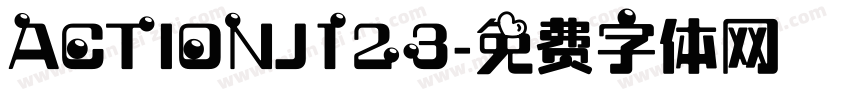 ACTIONJ123字体转换