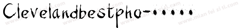 Clevelandbestpho字体转换