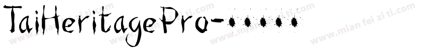 TaiHeritagePro字体转换