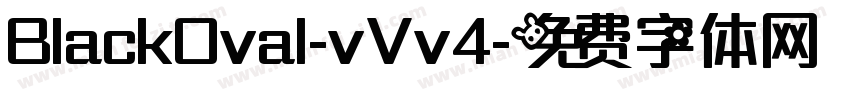 BlackOval-vVv4字体转换