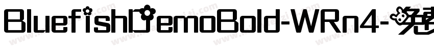 BluefishDemoBold-WRn4字体转换