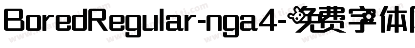 BoredRegular-nga4字体转换