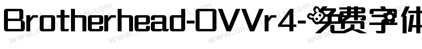 Brotherhead-OVVr4字体转换