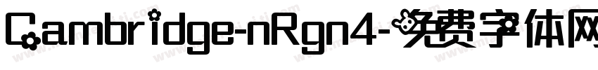 Cambridge-nRgn4字体转换