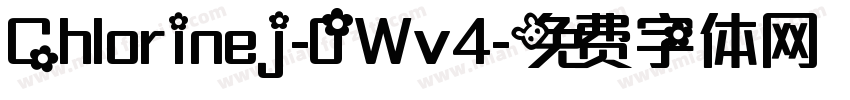 Chlorinej-0Wv4字体转换