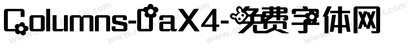 Columns-0aX4字体转换