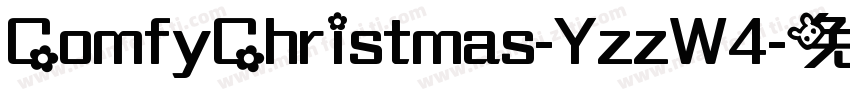 ComfyChristmas-YzzW4字体转换