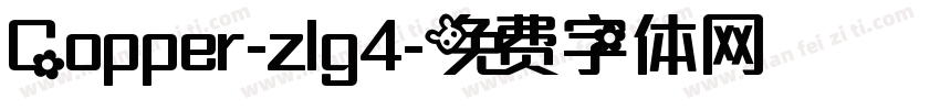 Copper-zlg4字体转换