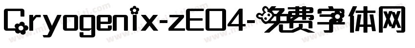 Cryogenix-zEO4字体转换