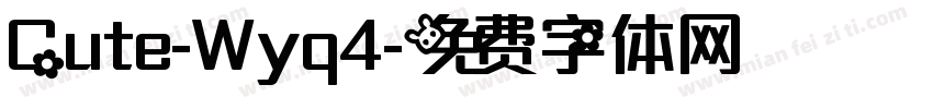 Cute-Wyq4字体转换