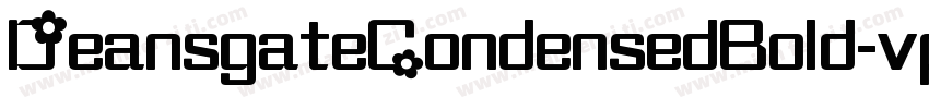 DeansgateCondensedBold-vpB4字体转换